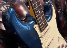 Fullertone Guitars Stroke Ash Rose~ Dark Lake Pracid Blue ~ #0017_5