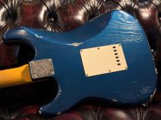 Fullertone Guitars Stroke Ash Rose~ Dark Lake Pracid Blue ~ #0017_9