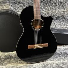 Fender CN-140SCE Nylon Thinline Black w/case