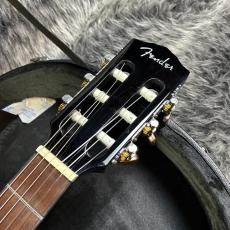 Fender CN-140SCE Nylon Thinline Black w/case_5