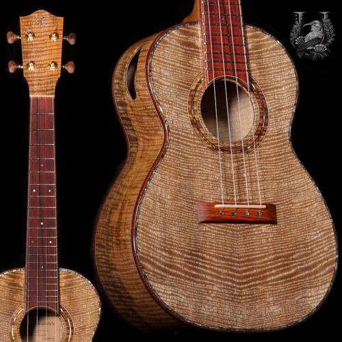 Ewa ukulele Tenor Custom - Master grade hawaiian mango -