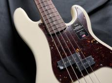 Fender American Professional II Precision Bass V Rosewood Fingerboard Olympic White_4