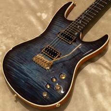Valenti Guitars Nebula Carved, Violet Blue(dark burst)