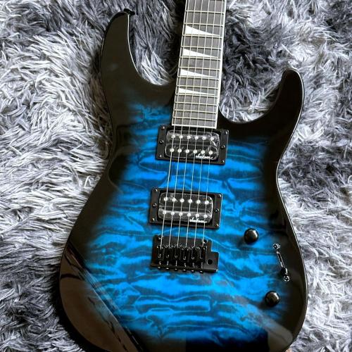 Jackson JS Series Dinky JS20 DKQ 2PT, Amaranth Fingerboard, Transparent Blue Burst【特価】