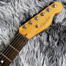 Fender Limited Edition American Acoustasonic Telecaster, Ebony Fingerboard, Blue Paisley_6
