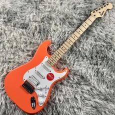 Squier SONIC STRATOCASTER HSS Maple FingerboardWhite Pickguard Tahitian Coral【現物画像】10/9更新_2