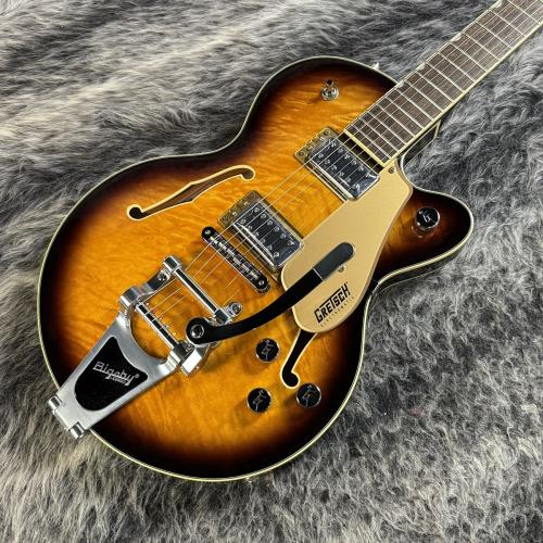 Gretsch G5655T-QM Electromatic Center Block Jr. Single-Cut Quilted Maple with Bigsby Sweet Tea