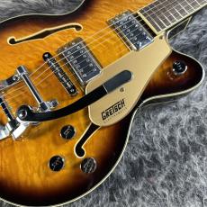 Gretsch G5655T-QM Electromatic Center Block Jr. Single-Cut Quilted Maple with Bigsby Sweet Tea_3