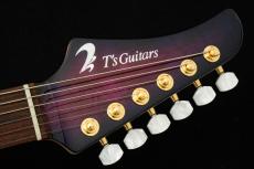 T's DST-Pro 24 5A Waterfall Burl Maple -Purple Burst / Steps White Matt Back-_7
