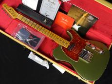 Fender Custom Shop MBS Double Vision Telecaster Journeyman Relic Aged Moss Green by Todd Krause_3