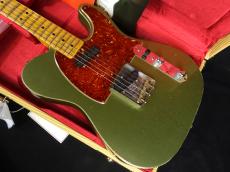 Fender Custom Shop MBS Double Vision Telecaster Journeyman Relic Aged Moss Green by Todd Krause_4