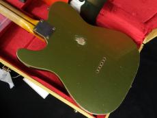Fender Custom Shop MBS Double Vision Telecaster Journeyman Relic Aged Moss Green by Todd Krause_9