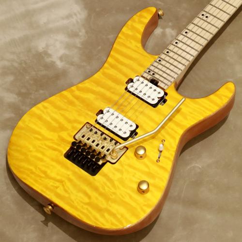 Charvel PRO MOD DK24 HH FR M Mahogany with Quilt Maple, Dark Amber