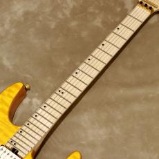 Charvel PRO MOD DK24 HH FR M Mahogany with Quilt Maple, Dark Amber_6