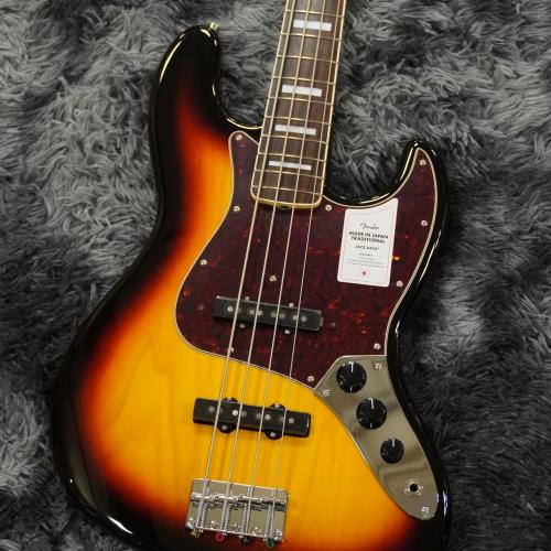 Fender Made in Japan Traditional Late '60s Jazz Bass 3-Color Sunburst【2025年製】