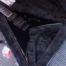 Jackson USA USA SELECT KING V KV2 -Gross Black-【Made In USA】
