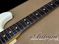 Fender Custom Shop 1963 Stratocaster 2013 Olympic White Hard-Relic & Real-Aged /Tortoise PG /Dark RWFB "Like A Vintage"_8