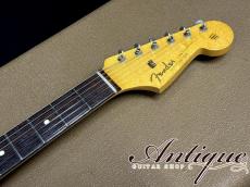 Fender Custom Shop 1963 Stratocaster 2013 Olympic White Hard-Relic & Real-Aged /Tortoise PG /Dark RWFB "Like A Vintage"_10