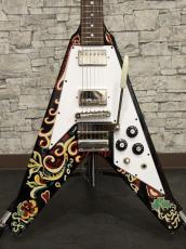 Epiphone Inspired by Gibson Custom Jimi Hendrix 'Love Drops' Flying V Ebony 2024_11