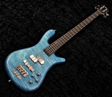 Warwick Custom Shop Master Built Streamer LX 4st / Bleached Ocean Blue Transparent Satin_3