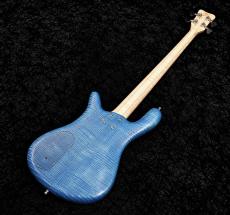 Warwick Custom Shop Master Built Streamer LX 4st / Bleached Ocean Blue Transparent Satin_4
