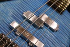 Warwick Custom Shop Master Built Streamer LX 4st / Bleached Ocean Blue Transparent Satin_9
