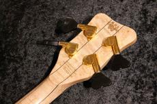 Warwick Custom Shop Master Built Streamer Jazzman 4st / Bleached Nirvana Black Transparent Satin_8