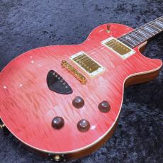 Bizen Works Grain Arch Top -Brazilian Rosewood Neck- / Pink Sunburst_3