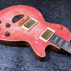 Bizen Works Grain Arch Top -Brazilian Rosewood Neck- / Pink Sunburst_5