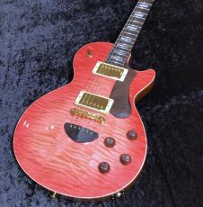Bizen Works Grain Arch Top -Brazilian Rosewood Neck- / Pink Sunburst_10