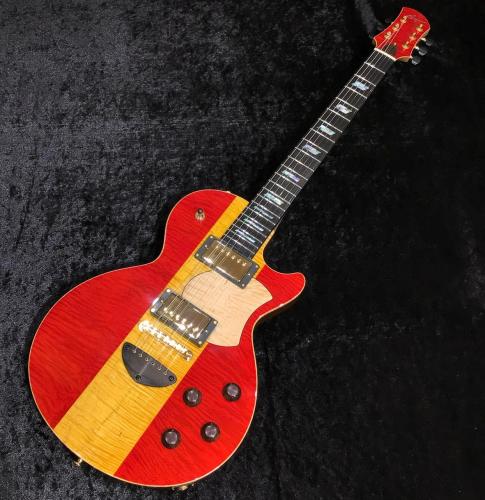 Bizen Works Grain Flat Top 3piece Curly Maple BRW / Trans Red / Trans Yellow / Trans Red