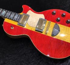 Bizen Works Grain Flat Top 3piece Curly Maple BRW / Trans Red / Trans Yellow / Trans Red_10