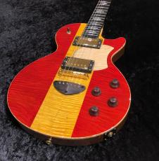 Bizen Works Grain Flat Top 3piece Curly Maple BRW / Trans Red / Trans Yellow / Trans Red_11