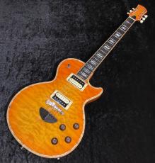 Bizen Works Grain Flat Top Quilted Maple BRW / Orange Sunburst_3