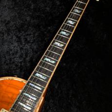Bizen Works Grain Flat Top Quilted Maple BRW / Orange Sunburst_4