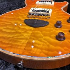 Bizen Works Grain Flat Top Quilted Maple BRW / Orange Sunburst_11