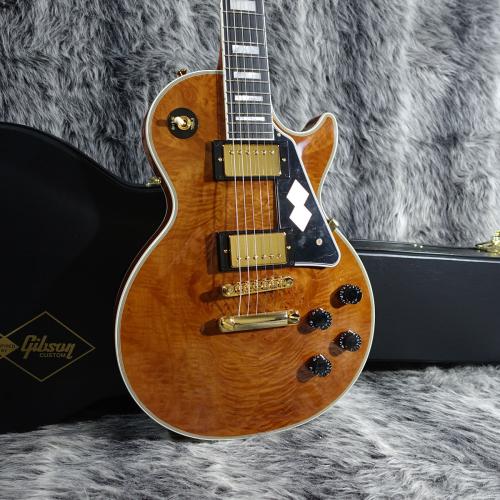 Epiphone Inspired by Gibson Custom Dealer Select Les Paul Custom Burl Maple Antique Natural
