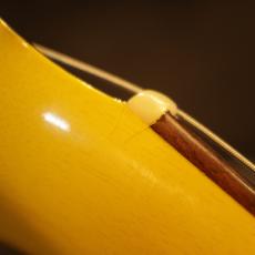 Bizen Works 【傷アリ特価】Burned Junior TV Yellow #230421 【3.31kg】【ハカランダ指板】_11