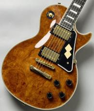 Epiphone Inspired Gibson Custom Les Paul Custom Burl Maple Top -Antique Natural- #26071532649