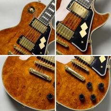 Epiphone Inspired Gibson Custom Les Paul Custom Burl Maple Top -Antique Natural- #26071532649_4