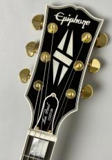 Epiphone Inspired Gibson Custom Les Paul Custom Burl Maple Top -Antique Natural- #26071532649_6