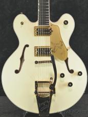 Gretsch Falcon Center Block LTD with String-Thru Bigsby and Gold Hardware Ebony Fingerboard -Vintage White-