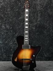 Victor Baker Ergonomic Semi Hollow -Dark Burst High Gloss-【2.35kg】_2