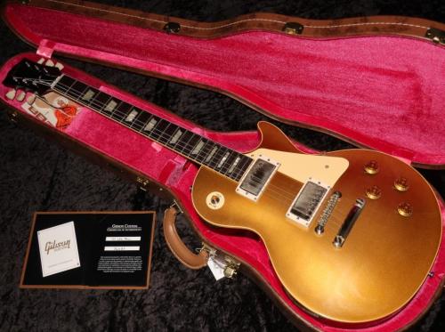 Gibson Custom Shop Historic Collection 1957 Les Paul Goldtop Darkback Reissue VOS : Double Gold