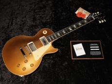 Gibson Custom Shop Historic Collection 1957 Les Paul Goldtop Darkback Reissue VOS : Double Gold_6