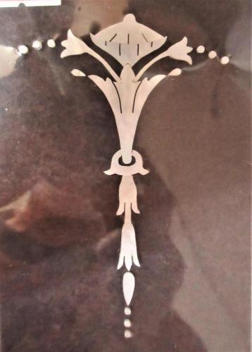 inlayparts torch flower pot　white peral