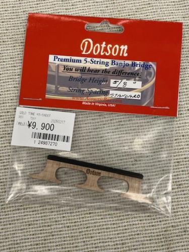 Dotson  Premium 5-String Banjo Bridge 5/8",11/16",0.656"