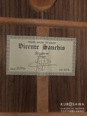 Vicente Sanchis ビセンテ・サンチス 2002年製 39 Pto 杉単板・ローズウッド単板  【日本総本店2F 在庫品】_4
