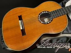 Kurosawa Sumio [黒澤澄雄] Model No. 60 2015 Natural /Redwood & Brazilian RW w/Abalone Rosette & Aguado Head "Hi-Grade Model"_4