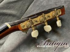 Kurosawa Sumio [黒澤澄雄] Model No. 60 2015 Natural /Redwood & Brazilian RW w/Abalone Rosette & Aguado Head "Hi-Grade Model"_11